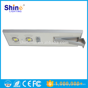 70W Street solar LED light with 39AH Lithium Battery backup